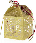 Nuova Vita Wedding Favor Box Gold