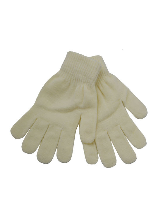 Brims and Trims Beige Gestrickt Handschuhe