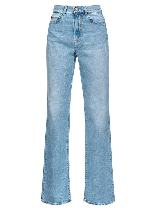 Felix High Waist Women's Jean Trousers Flared in Slim Fit