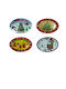 AGC Set Weihnachtliche Platten Keramik Breite 35cm. 2Stück (Μiverse Designs)