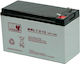 MW Power 7.2-12 Батерия UPS с Капацитет 7.2Ах и Напрежение 12V 1бр