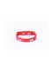 Dog Collar Leather in Red color