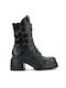 Tinti Leather Women's Ankle Boots Black