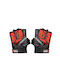 Half Finger Cycling Gloves Red