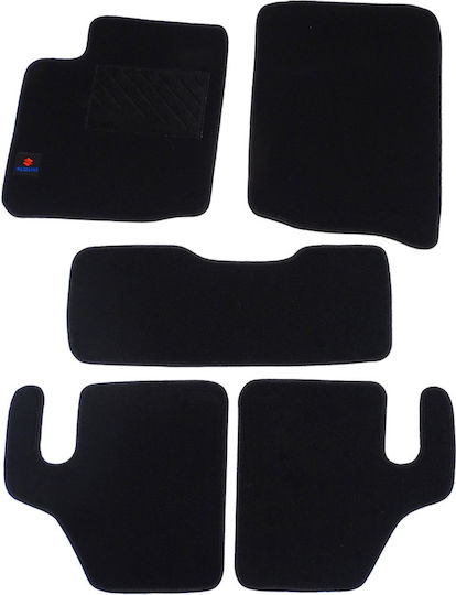 Autopataki Σετ Μπροστινά και Πίσω Πατάκια 5τμχ για Suzuki Grand Vitara 1998-2005 Μαύρα