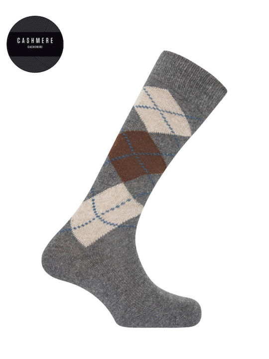 Punto Blanco Herren Gemusterte Socken Gray 1Pack