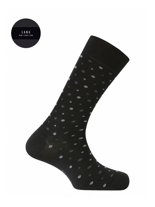 Punto Blanco Herren Gemusterte Socken Black. 1Pack