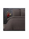 Sleeptime Duvet Cover Set Queen with 2 Pillowcases 240x220 Waffle Taupe
