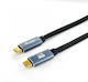 Equip Braided USB 3.2 Video Cable USB-C Male - USB-C 100W PD Black 2m 128357