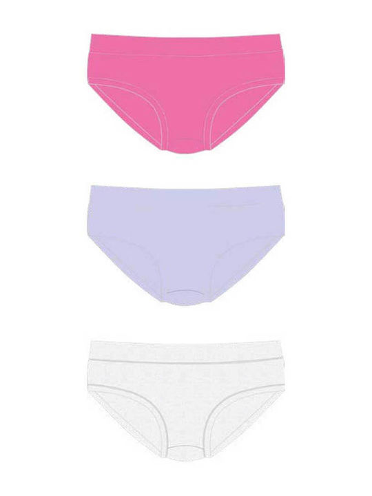 Cotonella Set of Kids' Briefs Fuchsia 3pcs