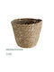 GloboStar Patmos Κασπώ Rattan Καφέ με Βάση 22x22x17εκ.