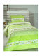 Sunshine Bettwäsche-Set Einzel Baumwolle Feelings Green 165x270cm 3Stück