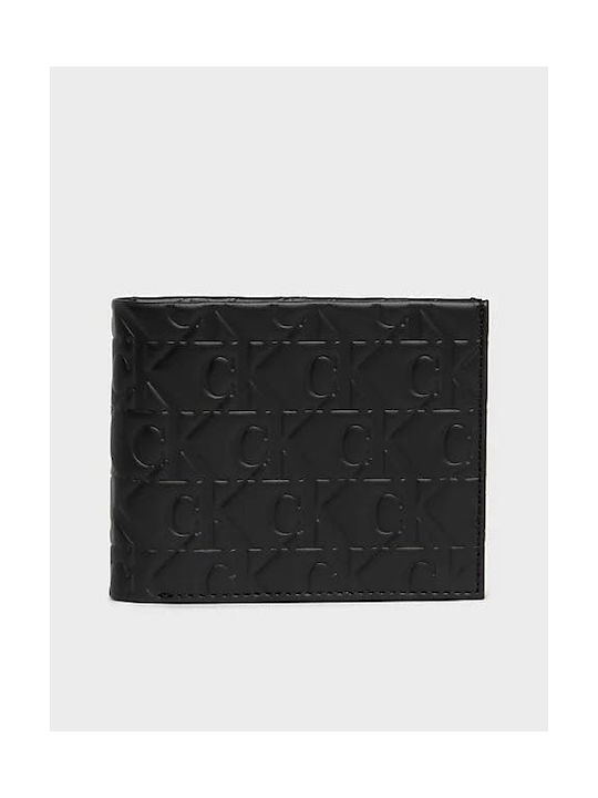 Calvin Klein Δερμάτινο Ανδρικό Πορτοφόλι με RFID Μαύρο