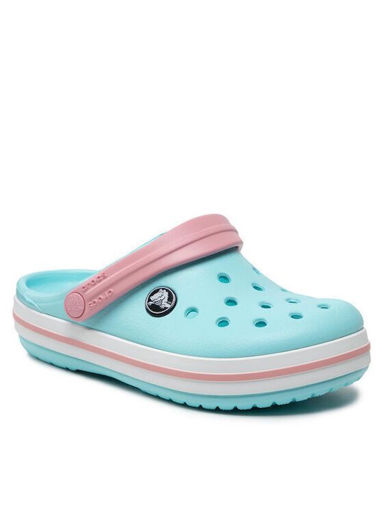 Crocs Crocband Clog K Încălțăminte pentru Plajă pentru Copii Albastru deschis