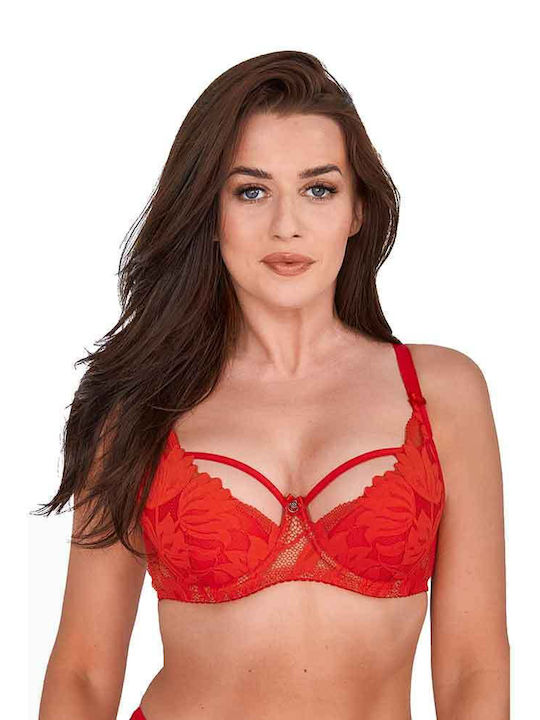 Gaia Bra Underwire Red.