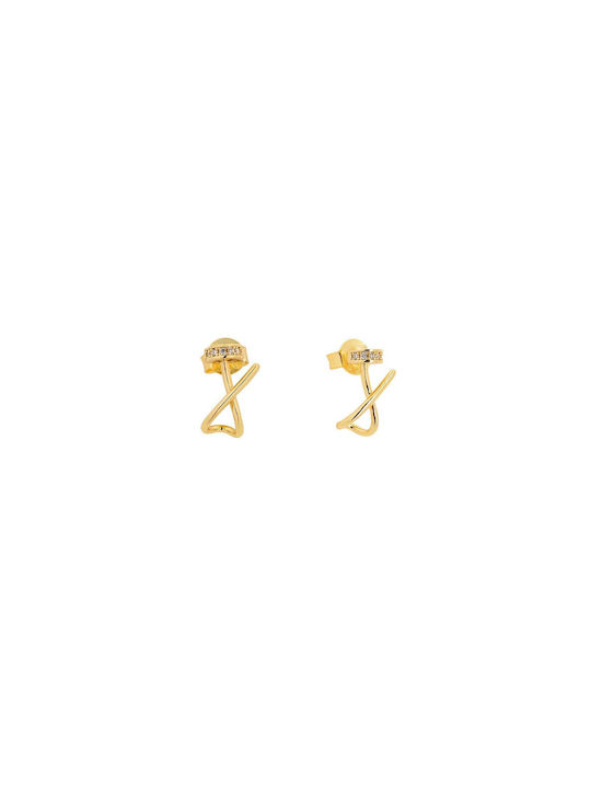 VRjewels Earrings made of Silver Gold Plated