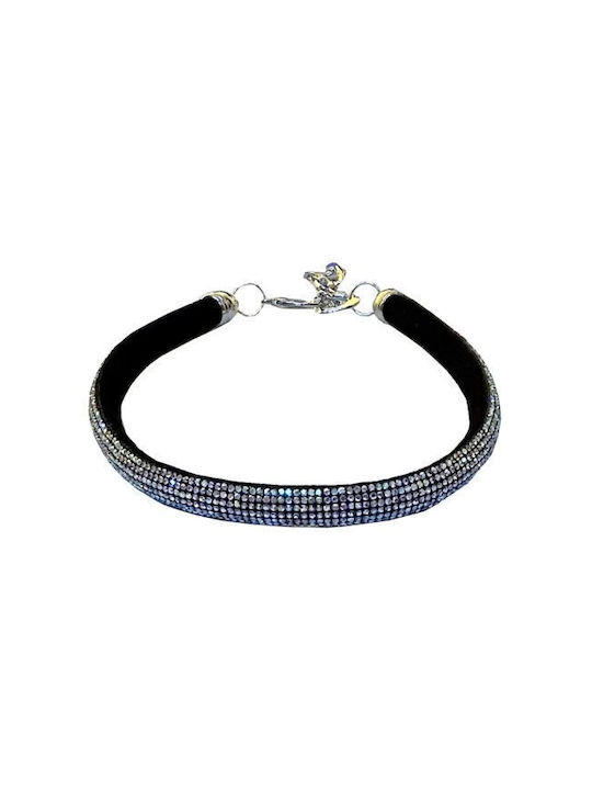 Woofmoda Collar Silver Dog Perimeter 39cm