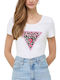 Guess Triangle Damen T-Shirt g011