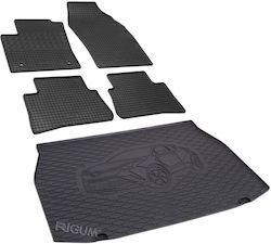 Rigum Trunk Mats Tray Type 1pcs from Rubber for Toyota C-HR Black