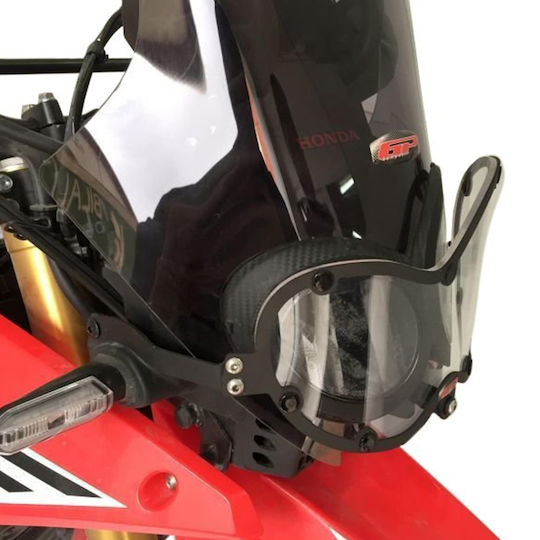 GP Kompozit Protecție far motocicletă Honda CRF 250 Negru