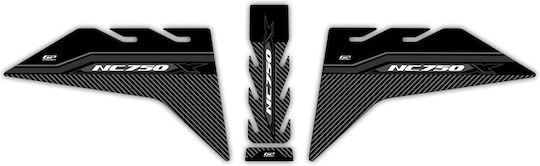GP Kompozit Aufkleber-Set Schwarz