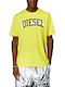 Diesel Men's Short Sleeve Blouse Yellow