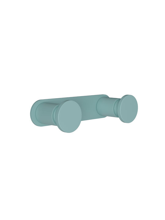 Pam & Co Bathroom Hook Single 12x3.5cm Silver