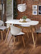 Kony Table Kitchen Wooden White 120x80x75cm