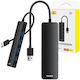 Baseus UltraJoy Lite USB 3.0 4 Port Hub with USB-A Connection