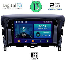Digital IQ Sistem Audio Auto pentru Mitsubishi Eclipse Cross 2018> (Bluetooth/USB/AUX/WiFi/GPS/Android-Auto) cu Ecran Tactil 9"