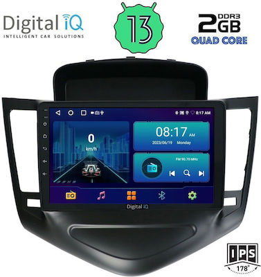 Digital IQ Car-Audiosystem für Chevrolet Cruze 2008-2012 mit Klima (Bluetooth/USB/AUX/WiFi/GPS/Android-Auto) mit Touchscreen 9"