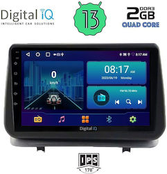 Digital IQ Car-Audiosystem für Renault Clio 2005-2011 (Bluetooth/USB/AUX/WiFi/GPS/Android-Auto) mit Touchscreen 9"