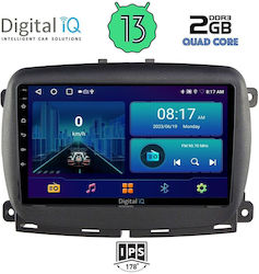 Digital IQ Sistem Audio Auto pentru Fiat 500 2016> (Bluetooth/USB/AUX/WiFi/GPS/Android-Auto) cu Ecran Tactil 9"