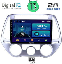 Digital IQ Car-Audiosystem für Hyundai i20 2008-2012 mit A/C (Bluetooth/USB/AUX/WiFi/GPS/Android-Auto) mit Touchscreen 9"