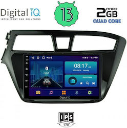 Digital IQ Sistem Audio Auto pentru Hyundai i20 2014-2019 (Bluetooth/USB/AUX/WiFi/GPS/Android-Auto) cu Ecran Tactil 9"