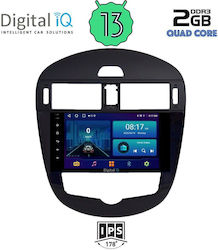 Digital IQ Sistem Audio Auto pentru Nissan Pulsar 2014> (Bluetooth/USB/AUX/WiFi/GPS/Android-Auto) cu Ecran Tactil 9"