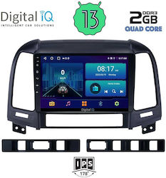 Digital IQ Sistem Audio Auto pentru Hyundai Santa Fe 2005-2013 (Bluetooth/USB/AUX/WiFi/GPS/Android-Auto) cu Ecran Tactil 9"