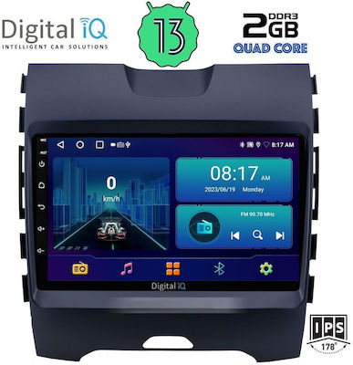 Digital IQ Car-Audiosystem für Ford Kante 2015> (Bluetooth/USB/AUX/WiFi/GPS/Android-Auto) mit Touchscreen 9"