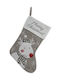 Christmas Decorative Fabric Socks with Santa Claus 611833