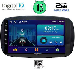 Digital IQ Sistem Audio Auto pentru Smart PentruDoi 2016> (Bluetooth/USB/WiFi/GPS) cu Ecran Tactil 9"
