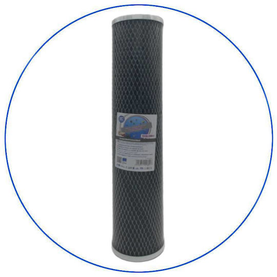 Aqua Filter Ανταλλακτικό Φίλτρο Νερού Άνω και Κάτω Πάγκου από Ενεργό Άνθρακα 10" 5 μm