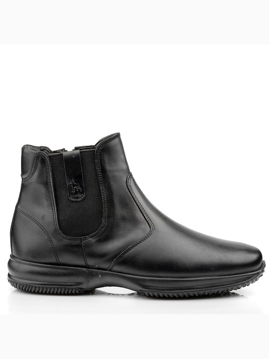 Boxer Men's Leather Boots Black