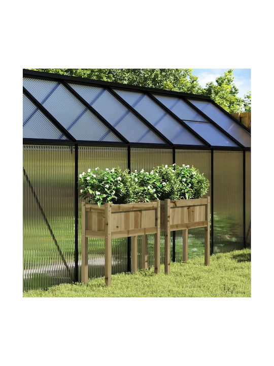 vidaXL Κήπου Planter Box Set 2pcs Coffee 837563