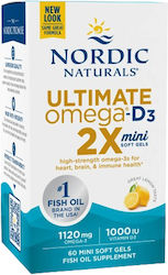Nordic Naturals Ultimate Omega-D3 Fish Oil 1120mg 60 softgels Nordic Naturals Ultimate Omega-D3 Fish Oil 1120mg 60 softgels