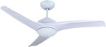 V-TAC Ceiling Fan with Light and Remote Control White