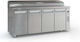 Inox Dobros Commercial Salad Refrigerator with 3 Doors L195xD70xH87cm
