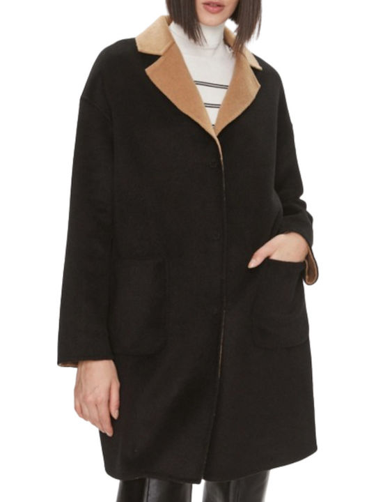 Cappotto Μάλλινο Γυναικείο Λευκό. Παλτό