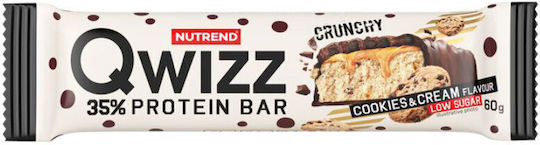 Nutrend Qwizz Baton cu 35% Proteină & Aromă Fursecuri și cremă 60gr