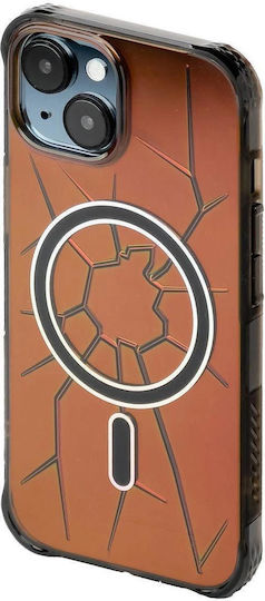 Kingxbar Pqy Back Cover Σιλικόνης / Tempered Glass Μαύρο (iPhone 15)