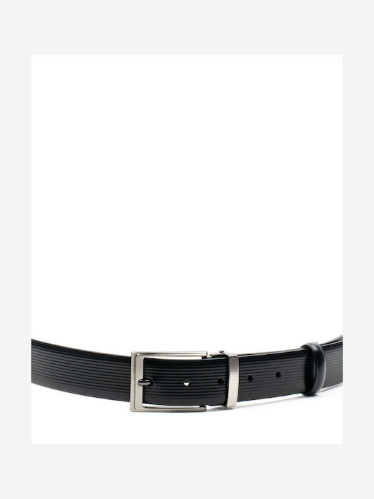 Oak Beltmakers Men's Belt Leather Black